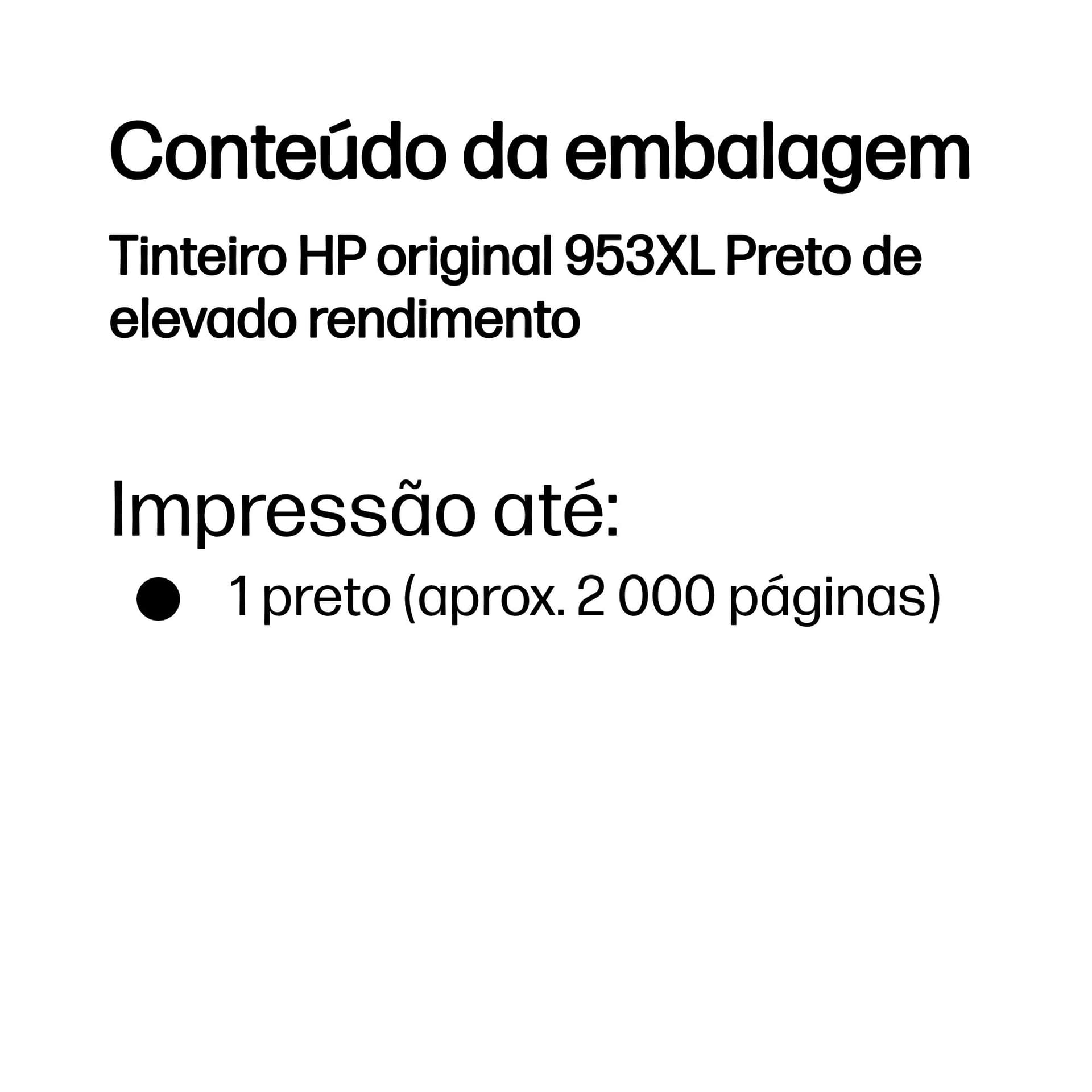 HP Tinteiro original 953XL Preto de elevado rendimento, miniatura 3