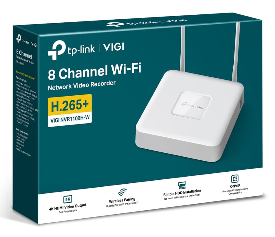 TP-Link VIGI NVR1108H-W, miniatura 4