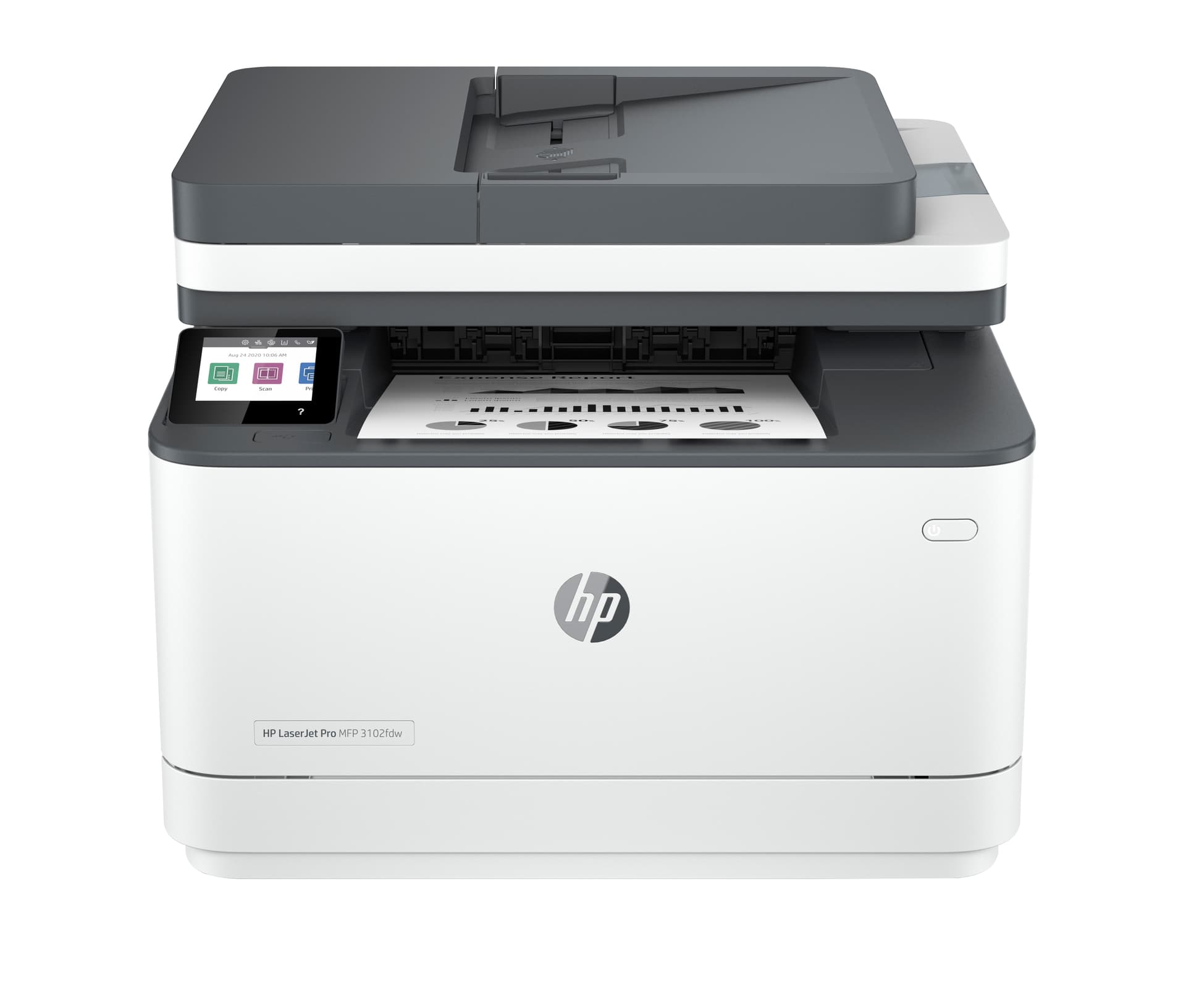 HP LaserJet Pro 3102fdw Sem fios Multifunction Preto e branco Impressora, Copiadora, Scanner; Frente e verso, miniatura 1