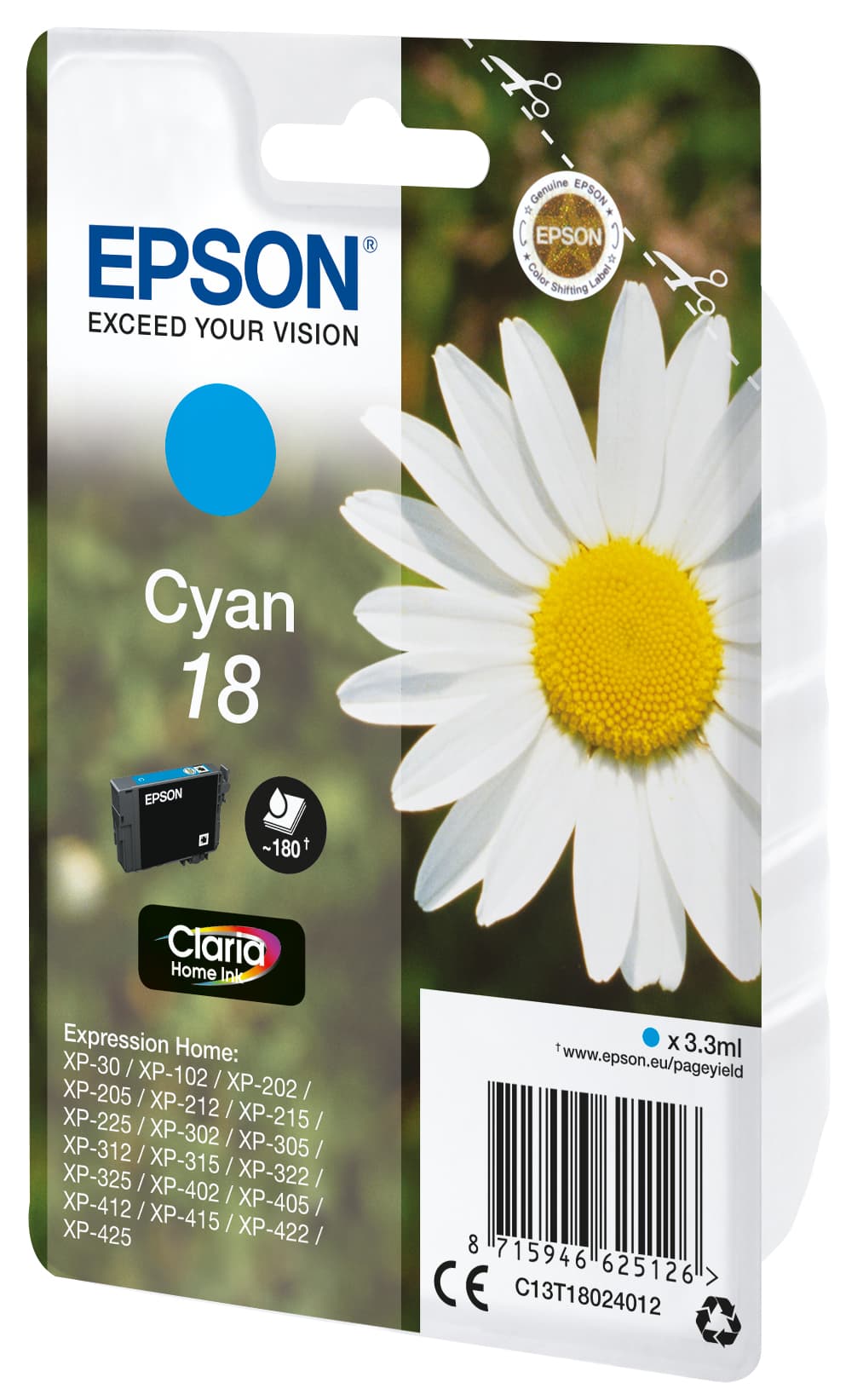 Epson Daisy 18 Conjunto individual ciano Claria Home Margarida, miniatura 8