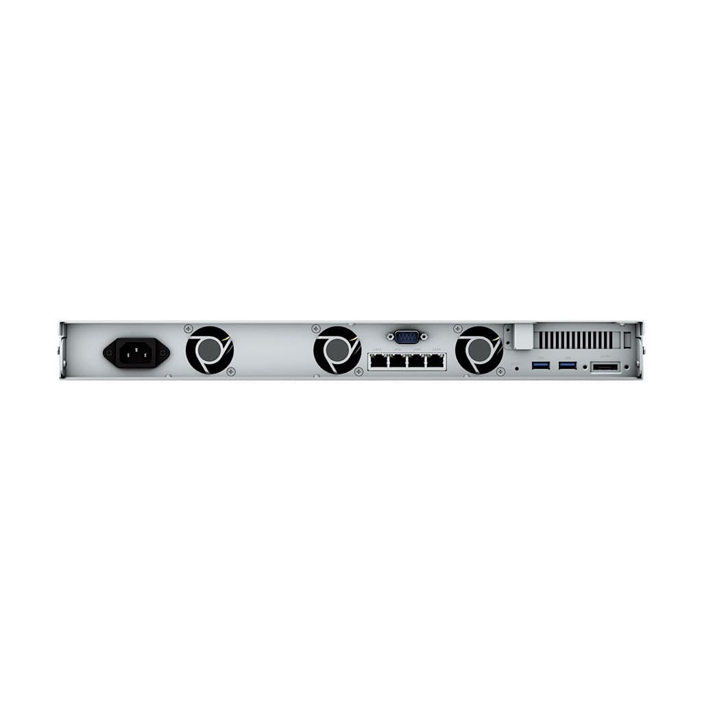 Synology RackStation RS822+ - Servidor NAS - 4 baias - montável em bastidor - SATA 6Gb/s - RAID (expansão de disco rígido) 0, 1, 5, 6, 10, JBOD - RAM 2 GB - Gigabit Ethernet - iSCSI assistência - 1U, miniatura 4