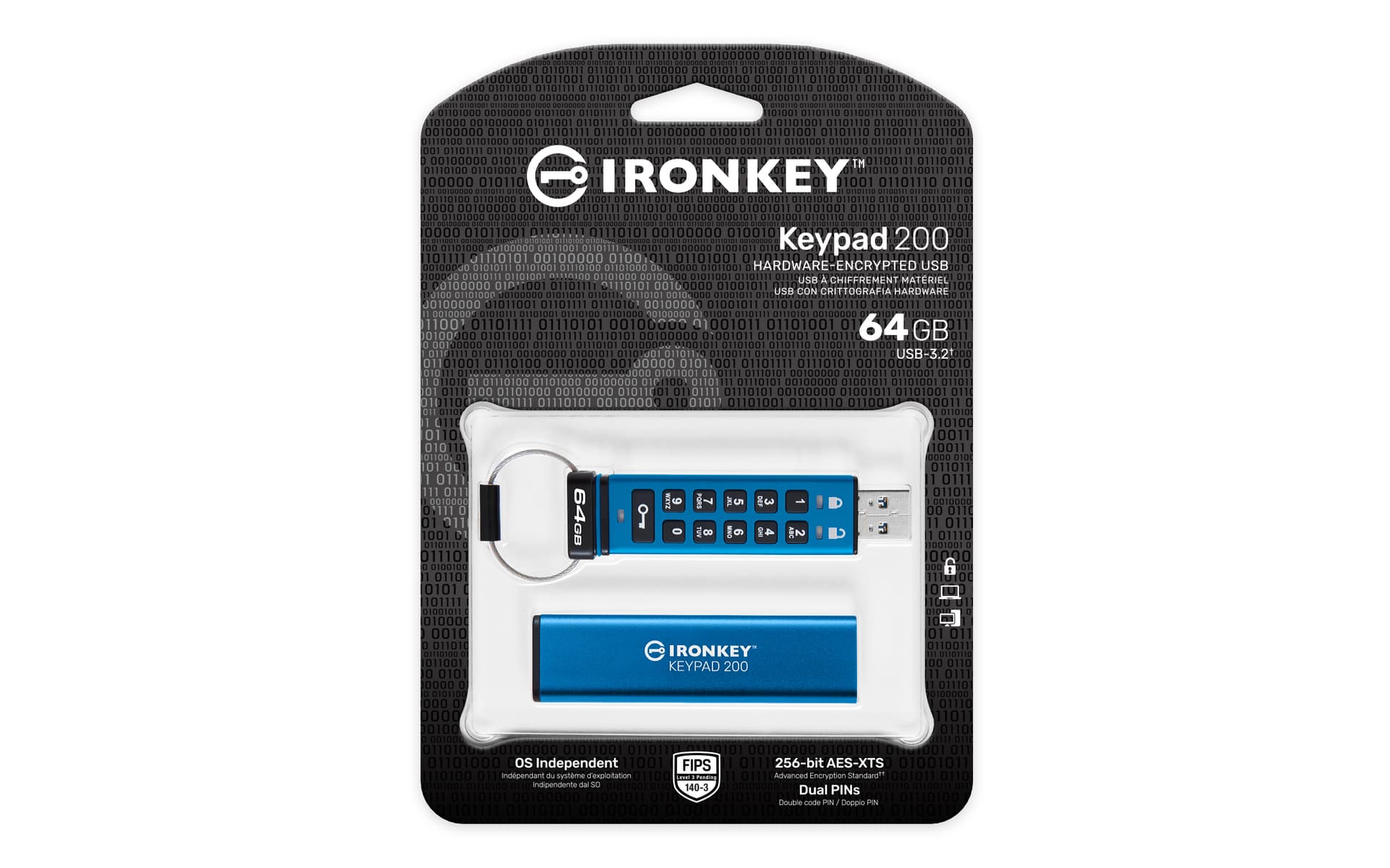 Kingston Technology IronKey Keypad 200, miniatura 3