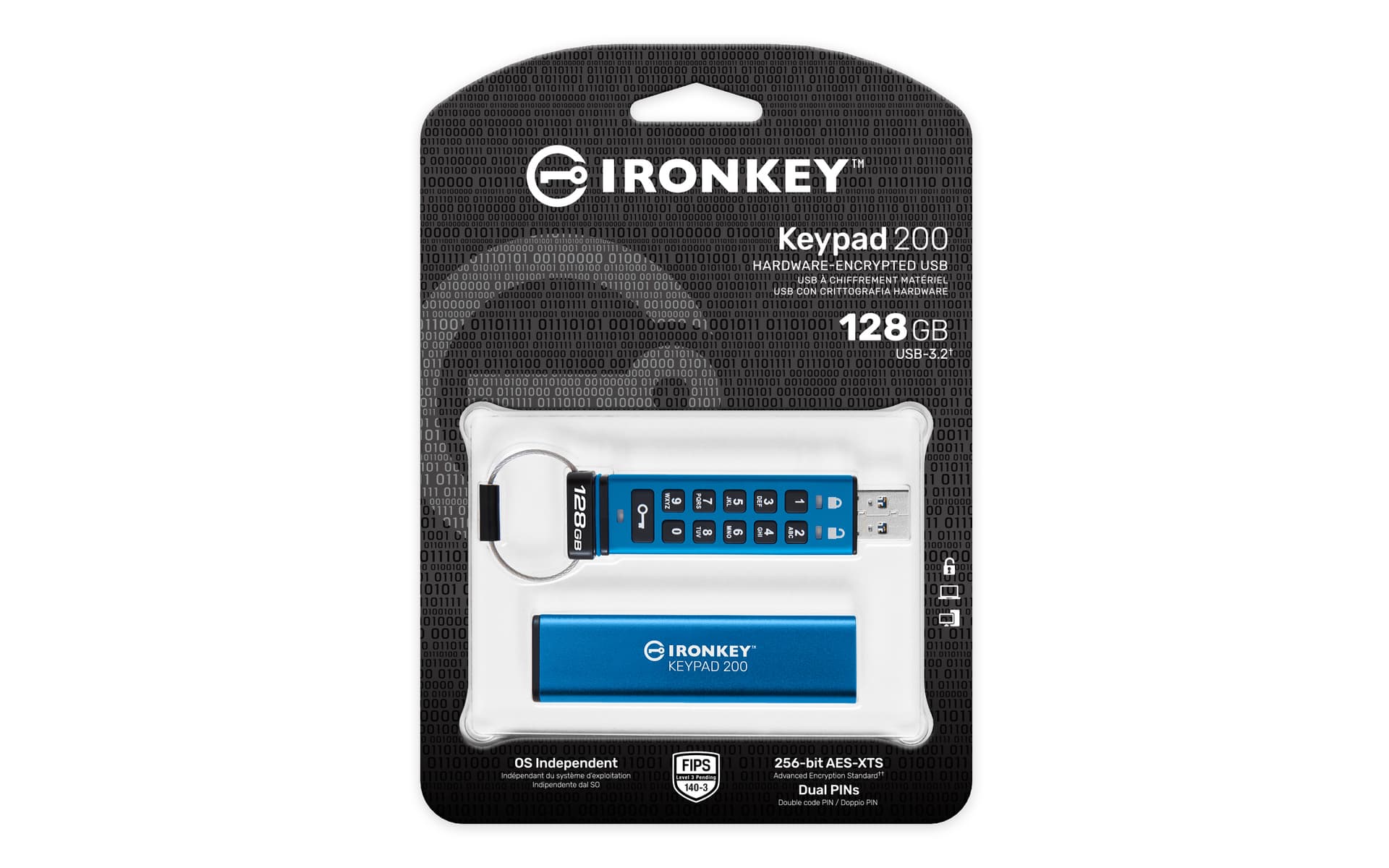 Kingston Technology IronKey Keypad 200, miniatura 3