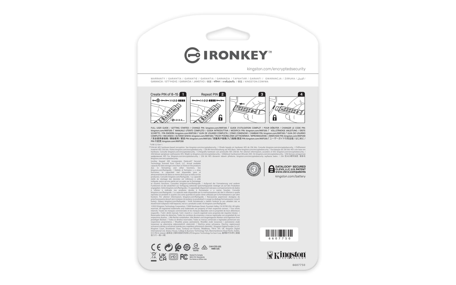 Kingston Technology IronKey Keypad 200, miniatura 4
