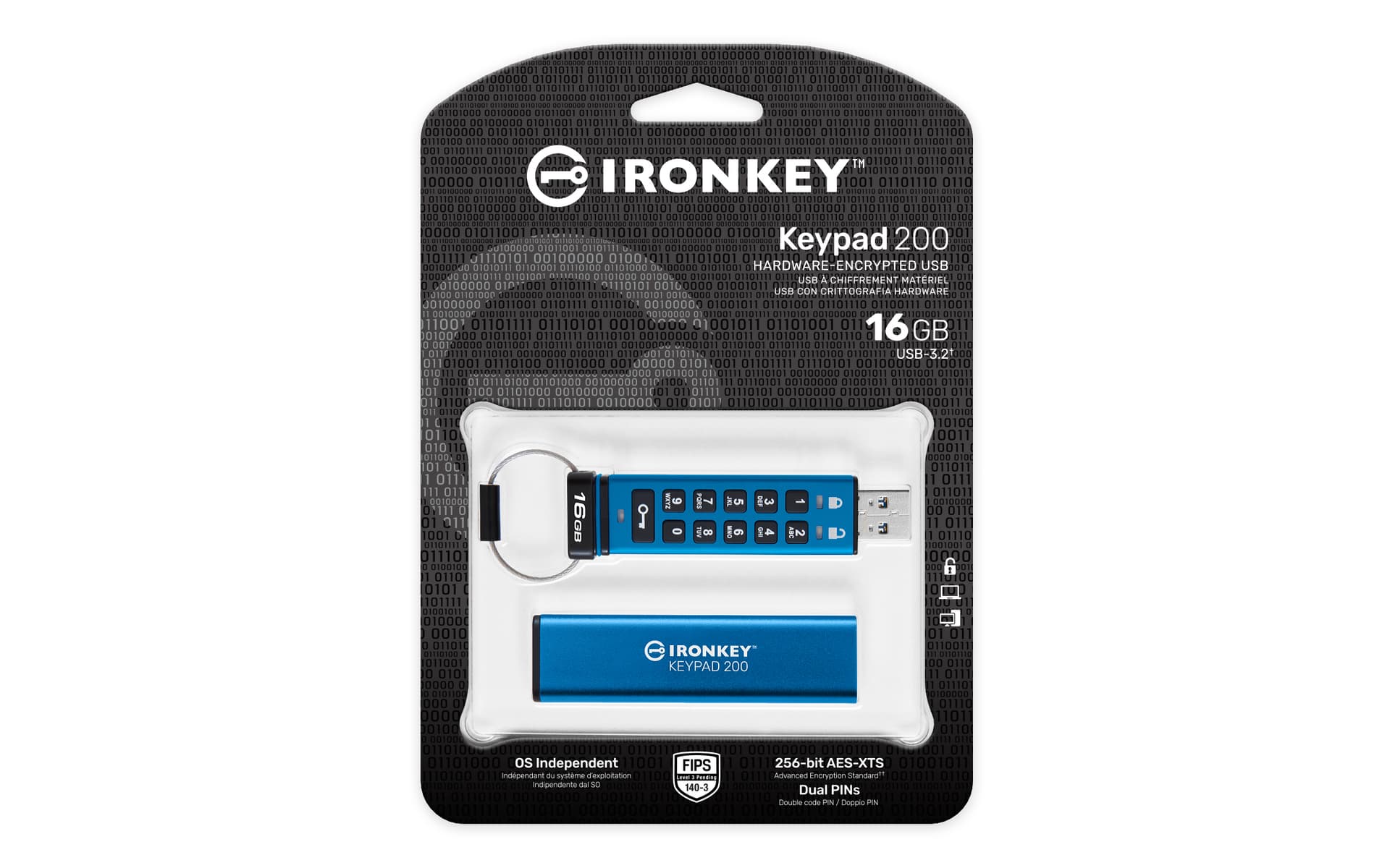 Kingston Technology IronKey Keypad 200, miniatura 3