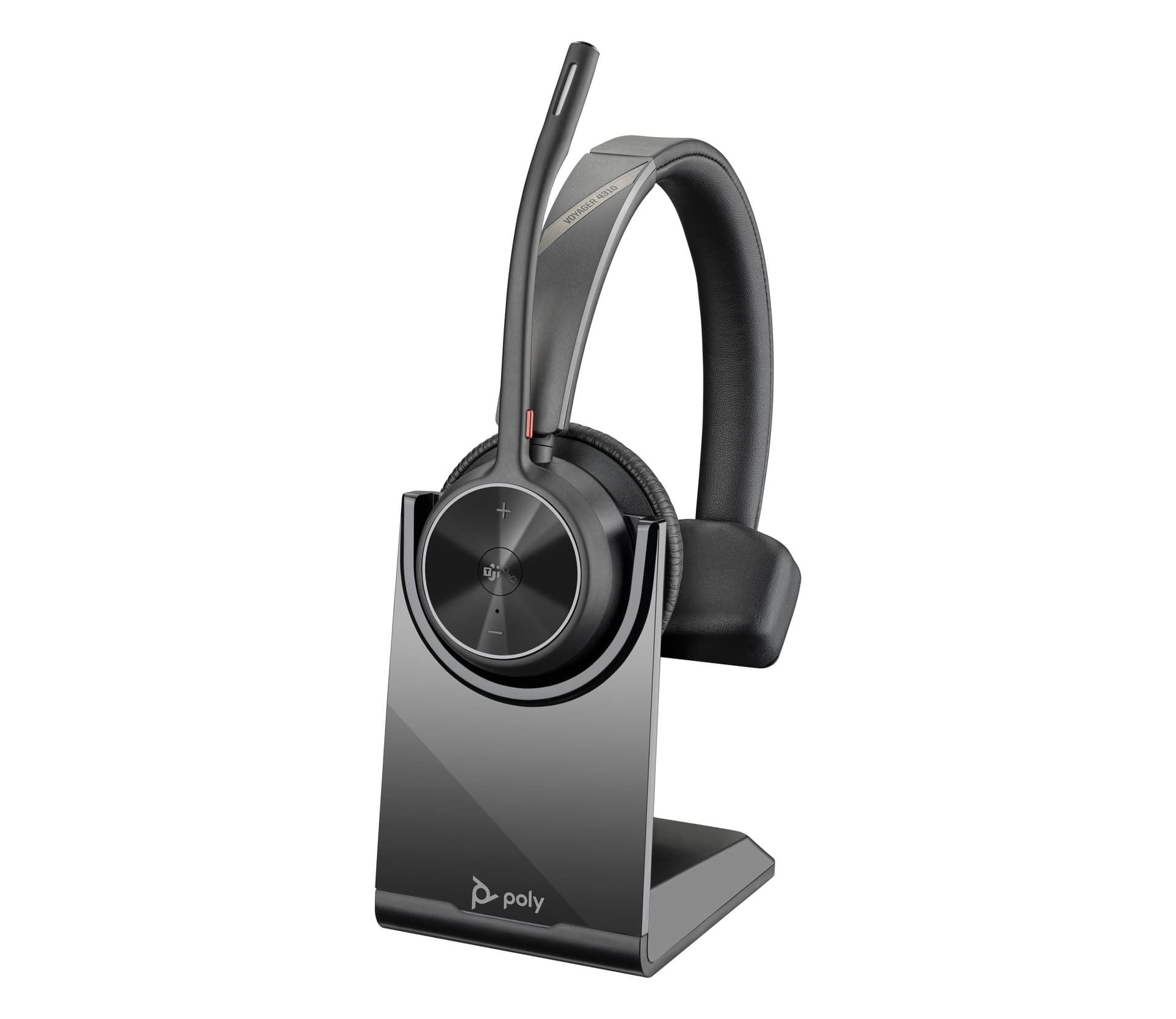 HP Poly Headset Poly Voyager 4310-M USB-C certificado para Microsoft Teams + Dongle BT700 + Base de carregamento, miniatura 3