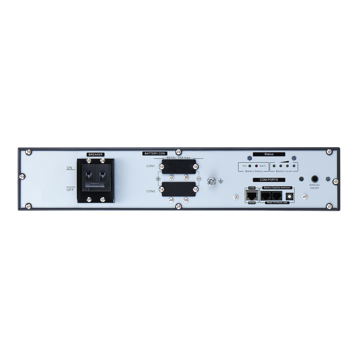 APC Easy UPS Lithium-ion External Battery Pack for 1/2/3kVA SRVL Extended runtime model, 48V 2400Wh, 2U Rackmount, miniatura 3