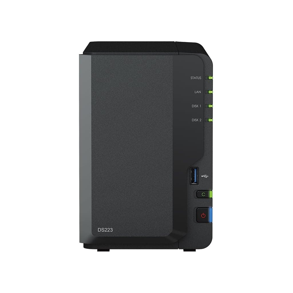 Synology Disk Station DS223 - Servidor NAS - 2 baias - SATA 6Gb/s - RAID (expansão de disco rígido) 0, 1, JBOD - RAM 2 GB - Gigabit Ethernet - iSCSI assistência, miniatura 4