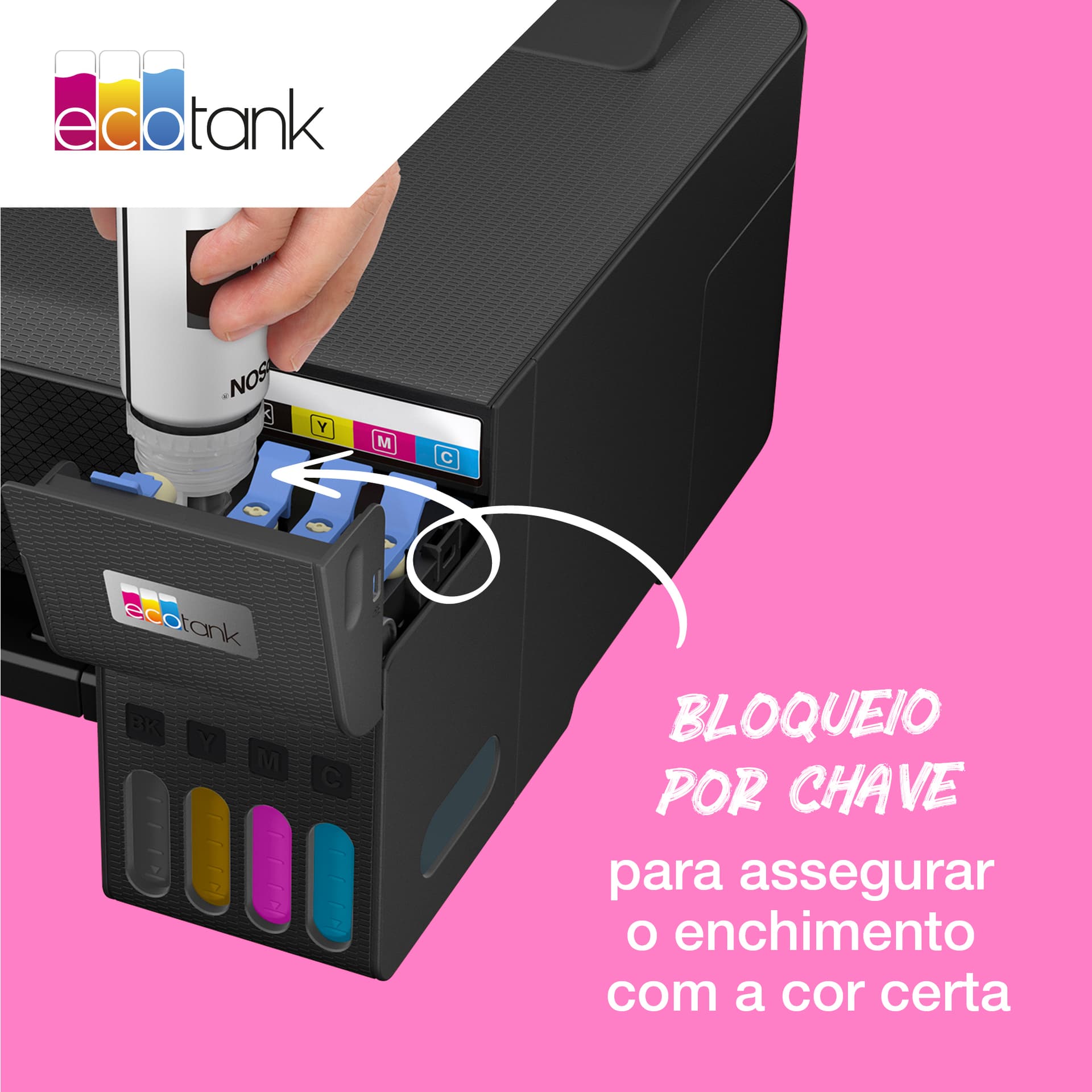 Epson Garrafa de tinta Preto EcoTank 107, miniatura 4