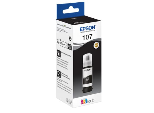 Epson Garrafa de tinta Preto EcoTank 107, miniatura 9