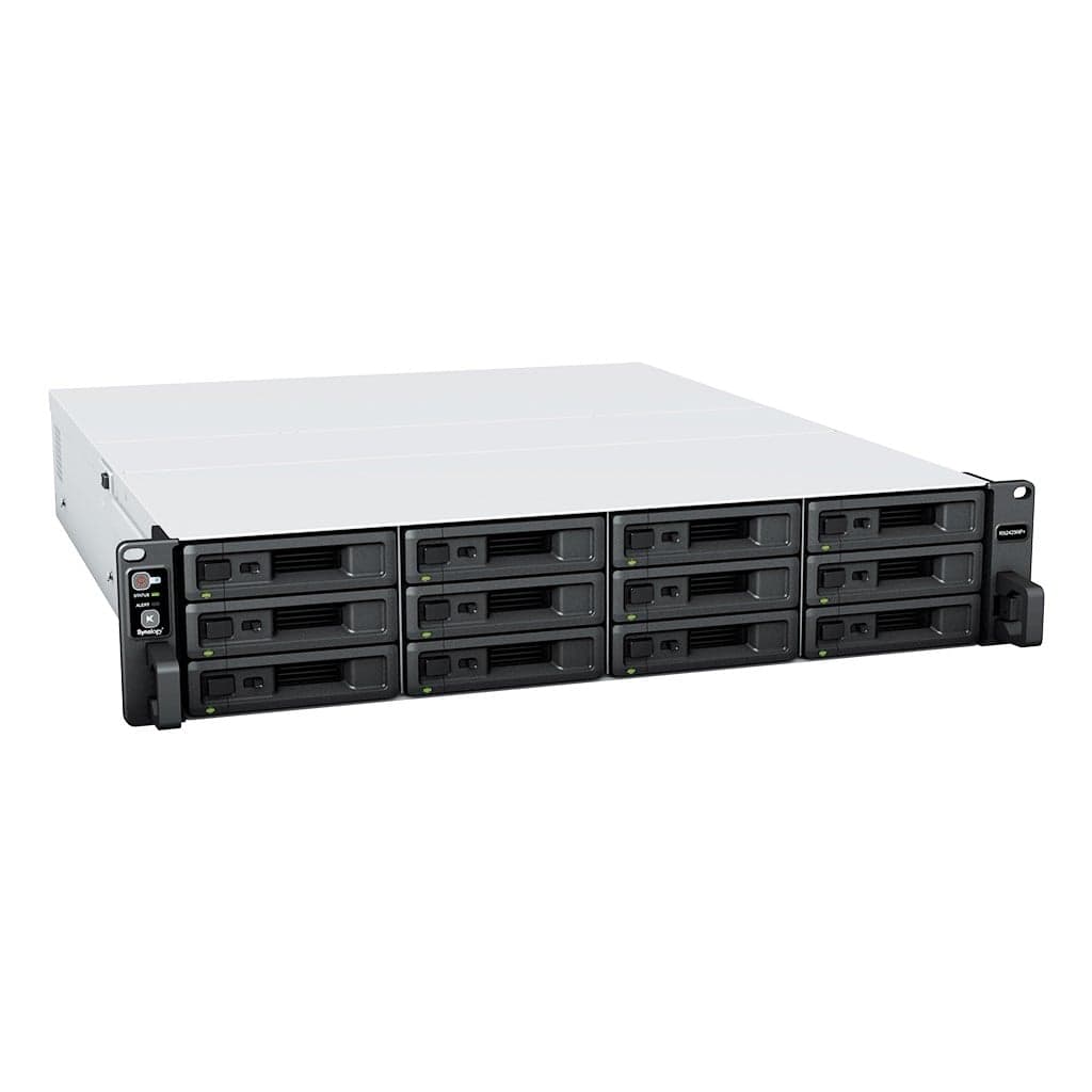 Synology RackStation RS2423+ - Servidor NAS - 12 baias - montável em bastidor - SATA 6Gb/s - RAID (expansão de disco rígido) JBOD, 0, 1, 5, 6, 10 - RAM 8 GB - Gigabit Ethernet / 10 Gigabit Ethernet - iSCSI assistência - 2U, miniatura 7