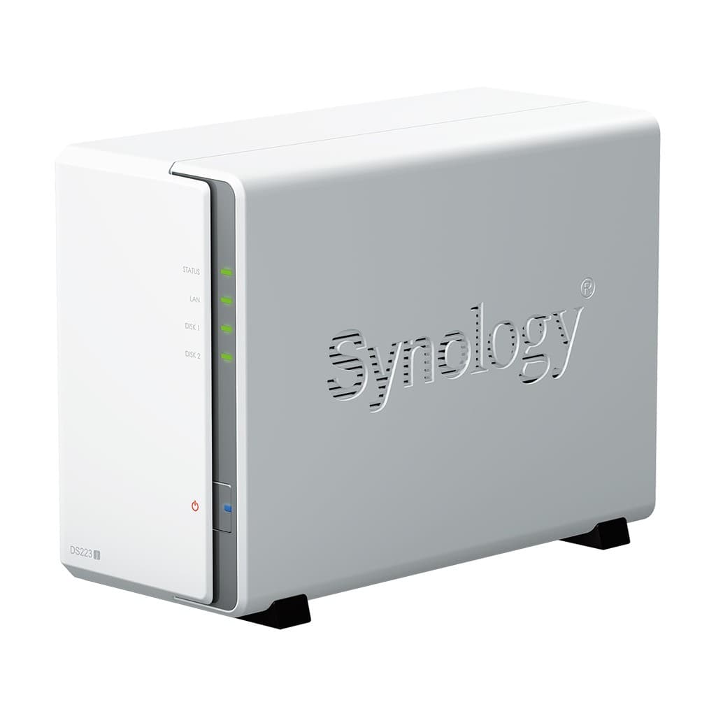 Synology Disk Station DS223J - Servidor NAS - SATA 6Gb/s - RAID (expansão de disco rígido) 0, 1, JBOD - RAM 1 GB - Gigabit Ethernet - iSCSI assistência, miniatura 2