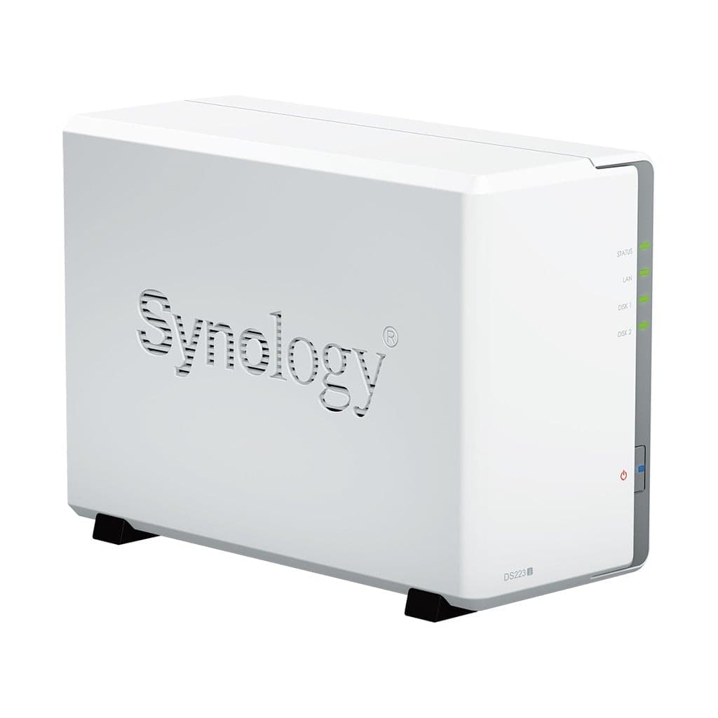 Synology Disk Station DS223J - Servidor NAS - SATA 6Gb/s - RAID (expansão de disco rígido) 0, 1, JBOD - RAM 1 GB - Gigabit Ethernet - iSCSI assistência, miniatura 6