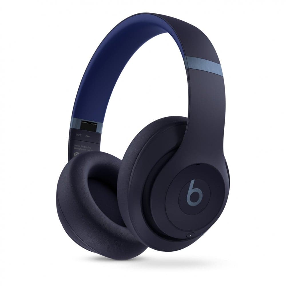 Beats Studio Pro - Auscultadores supra-aurais com microfonoe - tamanho completo - bluetooth - sem fios, com cabo - cancelamento de ruído activo - macaco de 3,5 mm, USB-C - azul marinho, miniatura 1