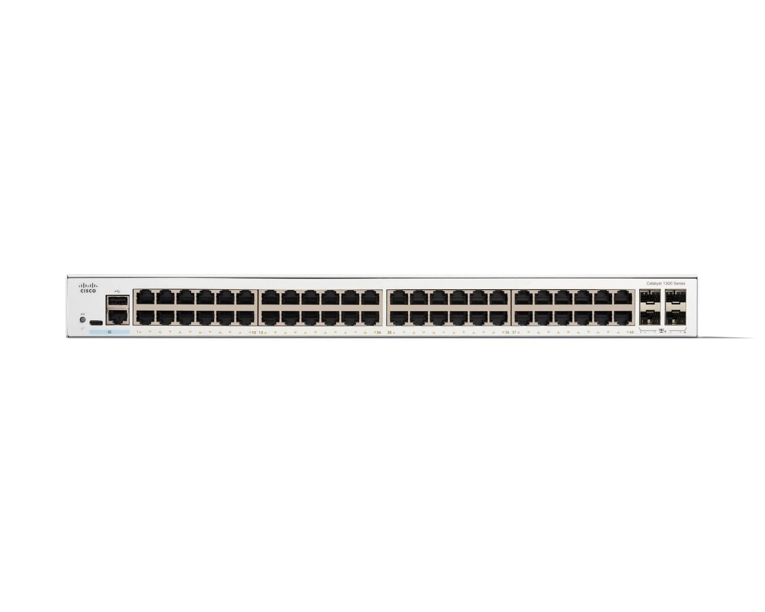 Cisco Catalyst 1300-48T-4X - Interruptor - L3 - Administrado - 48 x 10/100/1000Base-T + 4 x 10 Gigabit SFP+ - montável em trilho, miniatura 2