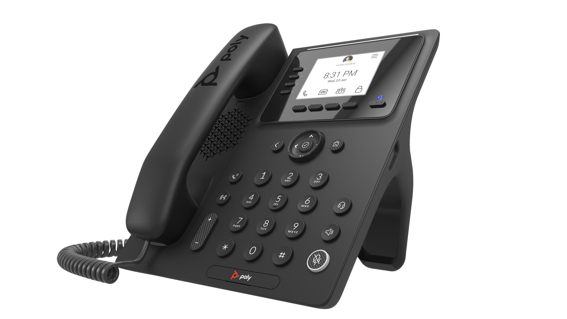HP Poly Telefone Multimédia Empresarial Poly CCX 350 para Microsoft Teams com PoE, miniatura 2