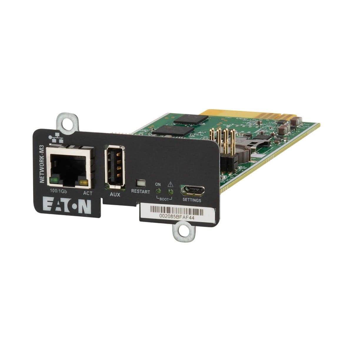 Eaton Cybersecure Gigabit NETWORK-M3 Card for UPS and PDU - Adaptador de gestão remota - Gigabit Ethernet x 1 - para P/N: 5PX3000IRTNG2, 9PX1500RT-L, 9PX2000RT-L, 9PX2200GRT-L, 9PX3000GRT-L, 9PX3000RT-L, miniatura 2