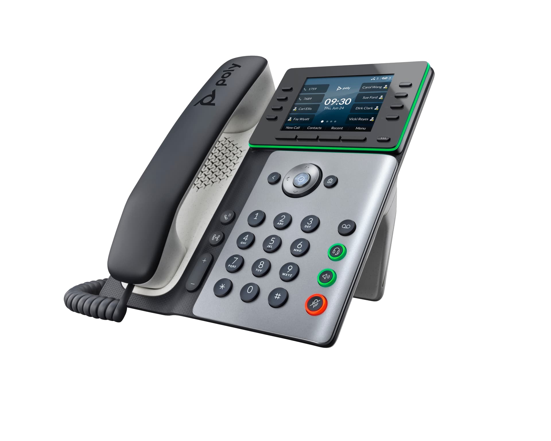 HP Poly Telefone IP Poly Edge E350 com PoE, miniatura 10