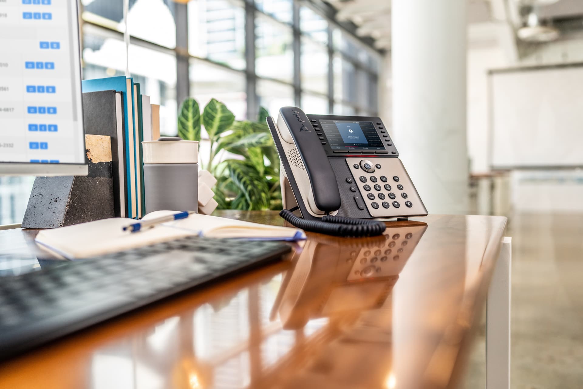 HP Poly Telefone IP Poly Edge E550 com PoE, miniatura 4