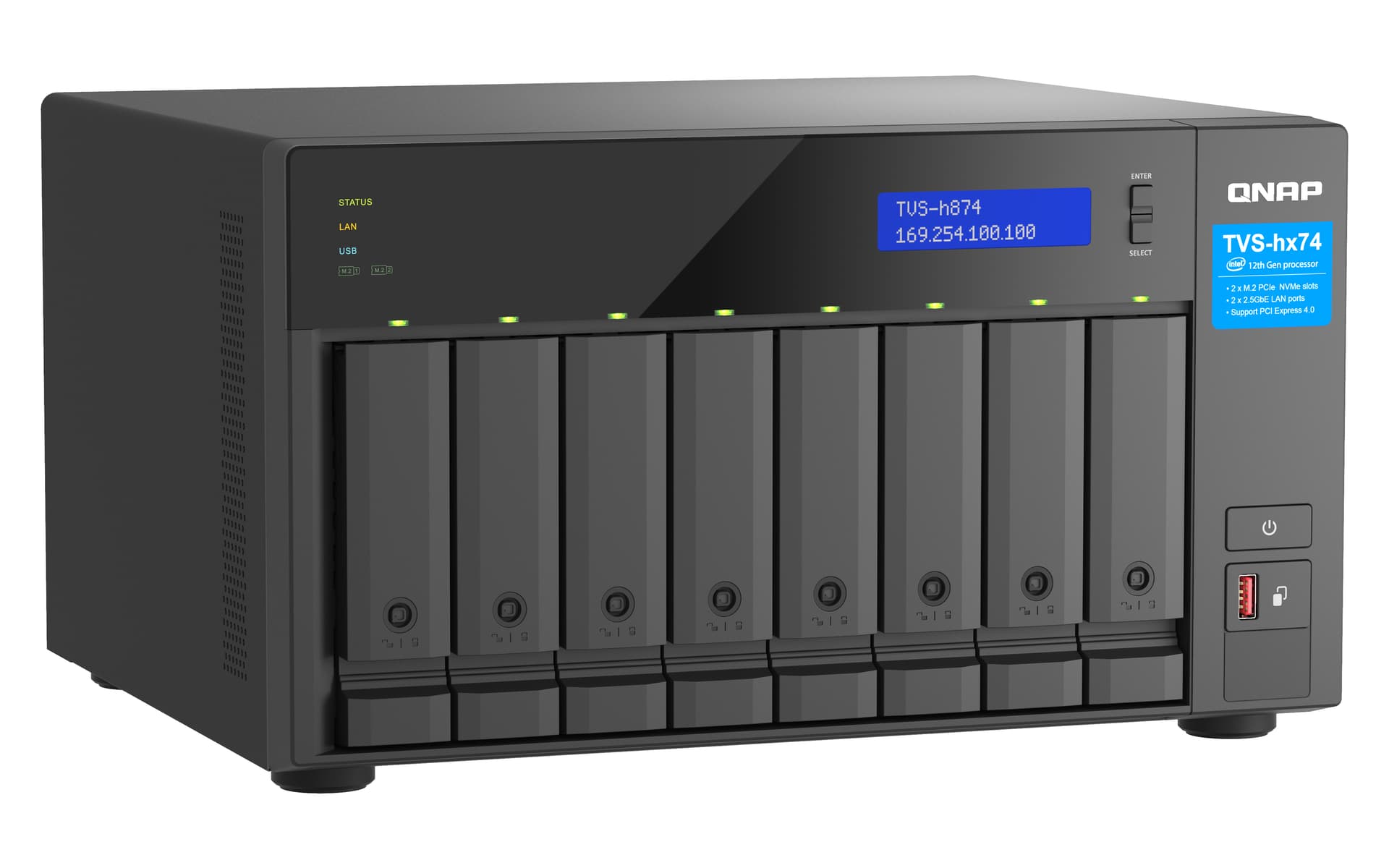 QNAP TVS-H874T-I9-64G, miniatura 3
