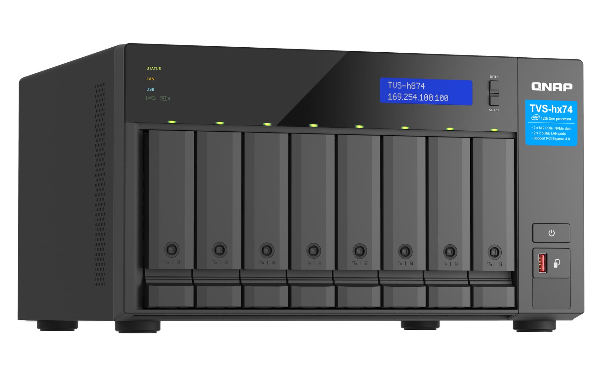 QNAP TVS-H874T-I9-64G, miniatura 4