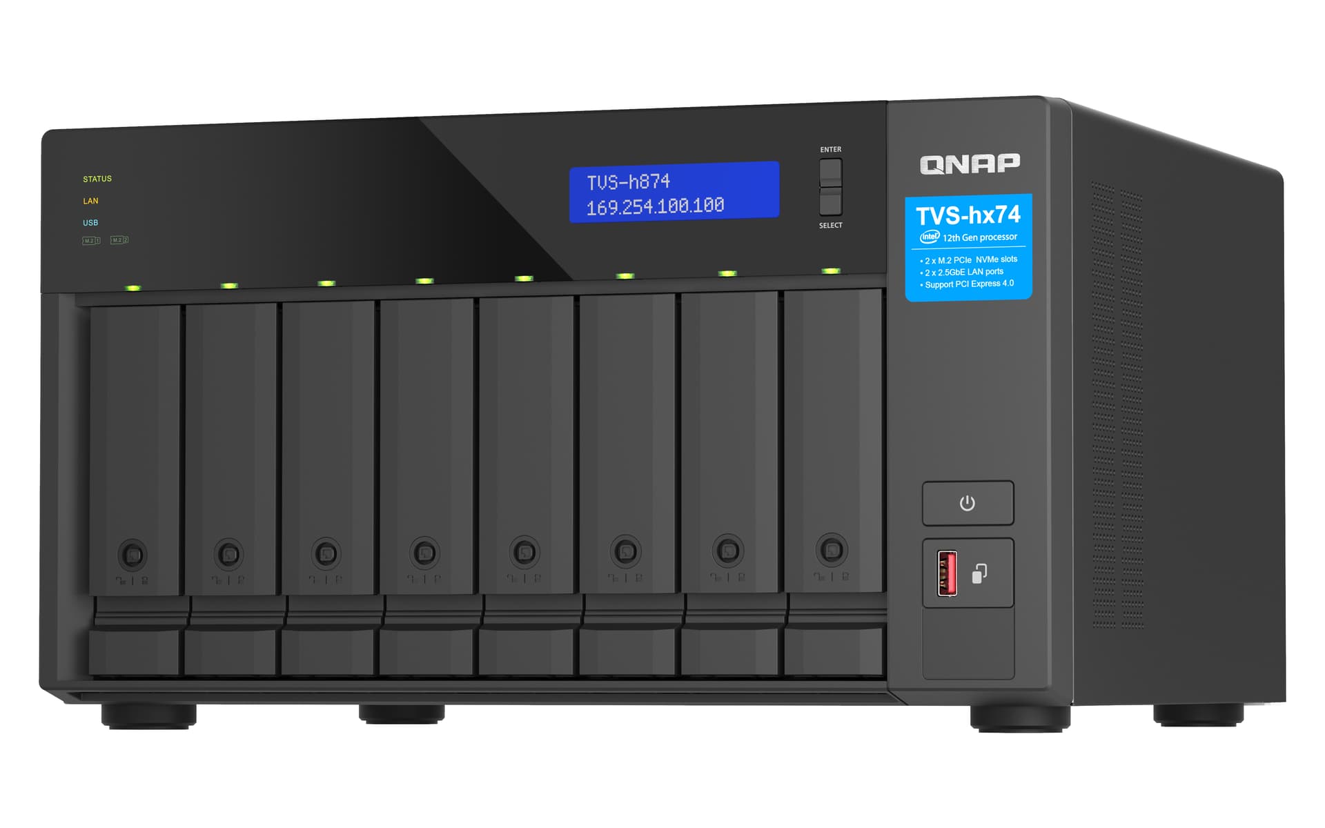 QNAP TVS-H874T-I9-64G, miniatura 6