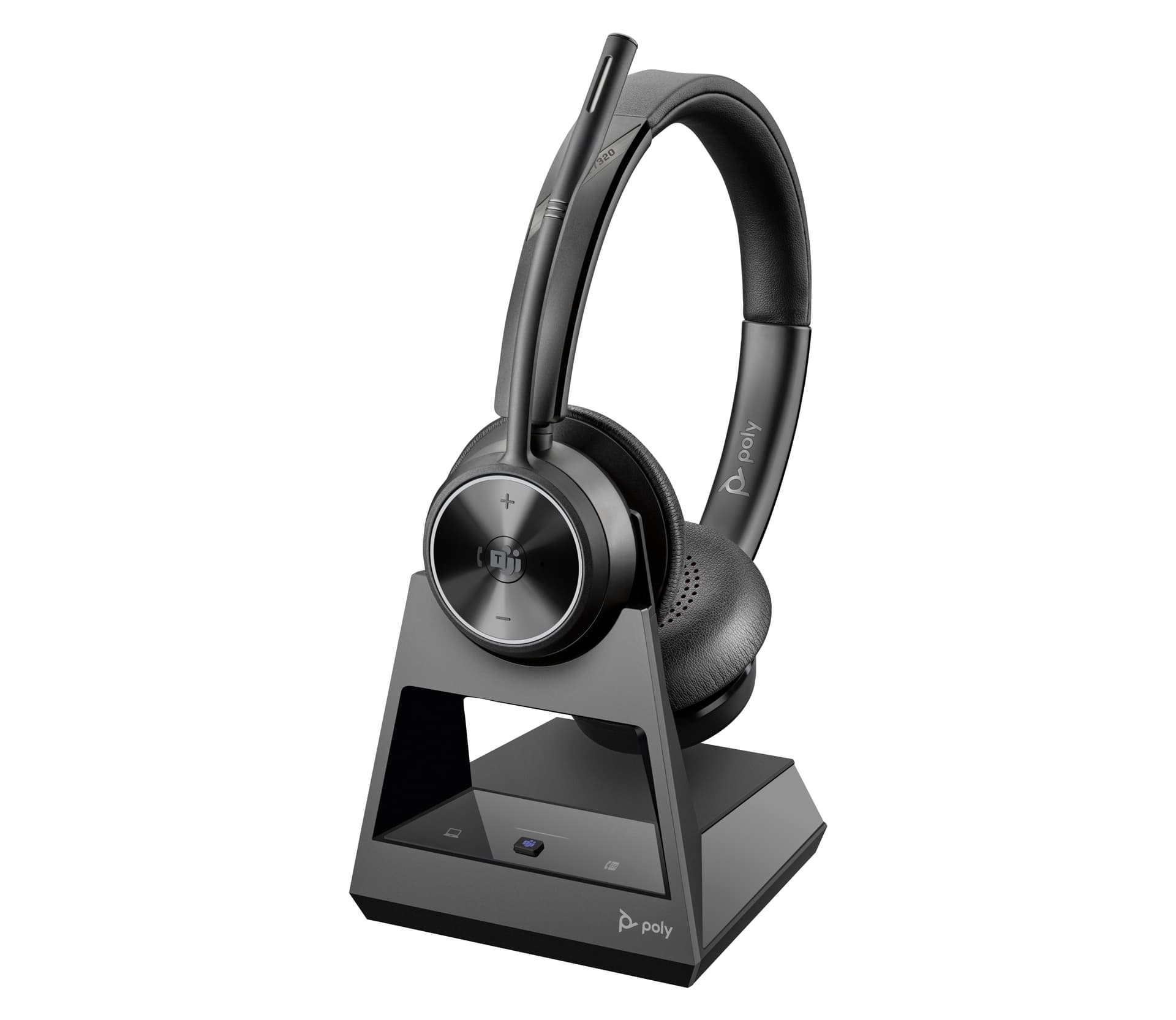 HP Poly Headset Estéreo Poly Savi 7320 UC DECT 1880-1900 MHz certificado para Microsoft Teams, miniatura 2