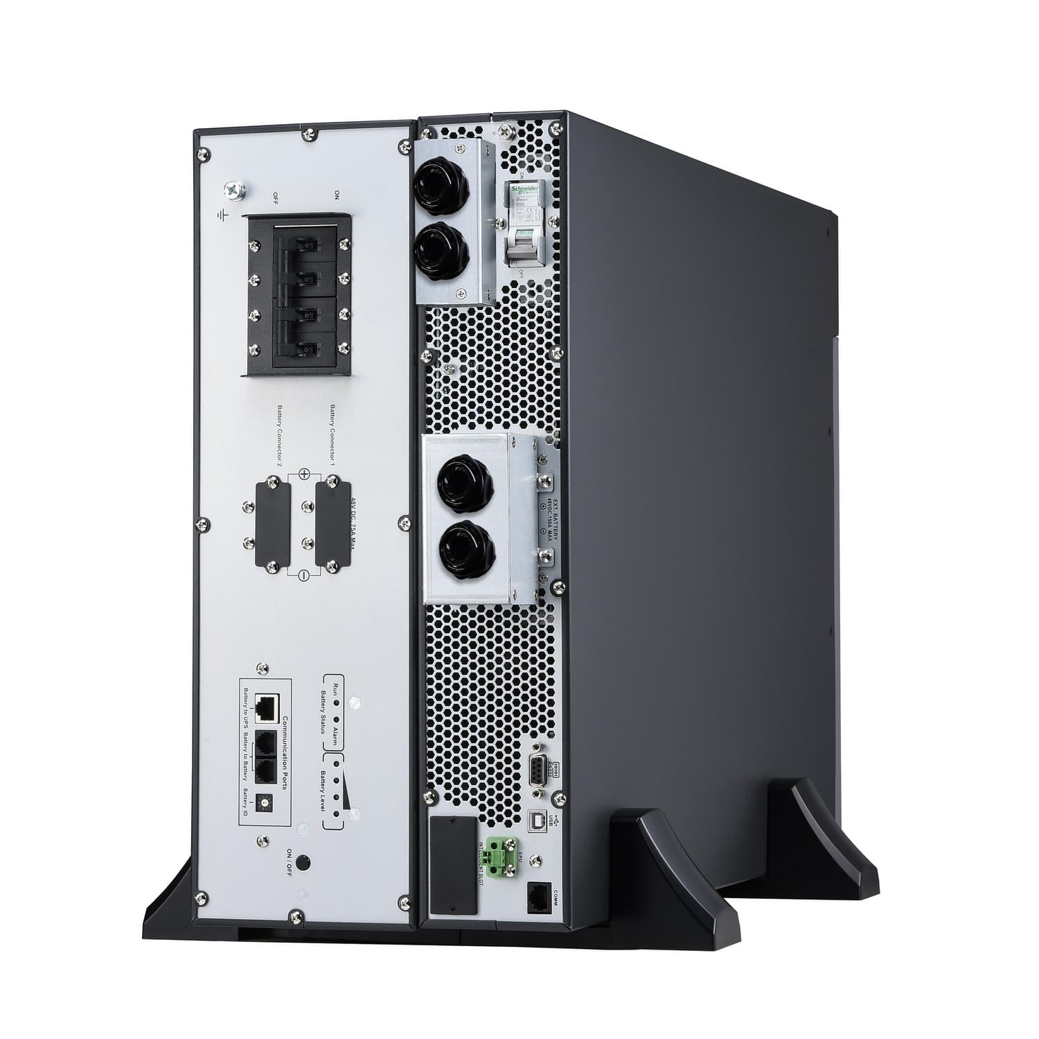 APC Easy UPS On-Line, 6kVA/6kW, Lithium-ion, Rack/Tower 5U, 230V, 1 Hard wire (1P+N+E) outlet, Intelligent Card Slot, Extended runtime, W/ rail kit, miniatura 5