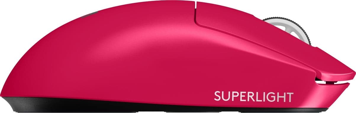 Logitech G PRO X SUPERLIGHT 2 - Rato - gaming - óptico - 5 botões - sem fios - 2.4 GHz - recetor USB Logitech LIGHTSPEED - rosa, miniatura 3