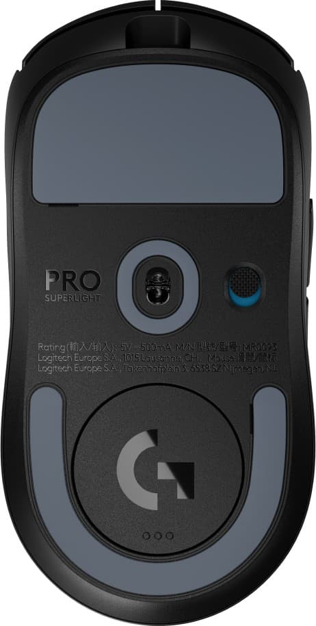 Logitech G PRO X SUPERLIGHT 2 - Rato - gaming - óptico - 5 botões - sem fios - 2.4 GHz - recetor USB Logitech LIGHTSPEED - preto, miniatura 4