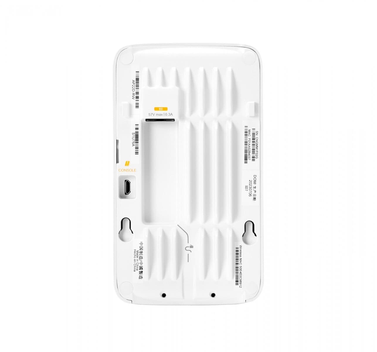 HPE Networking Instant On AP22D (RW) - Ponto de acesso sem fios - Wi-Fi 6 - 2.4 GHz, 5 GHz - BTO desktop / wall mountable (pacote de 5), miniatura 5