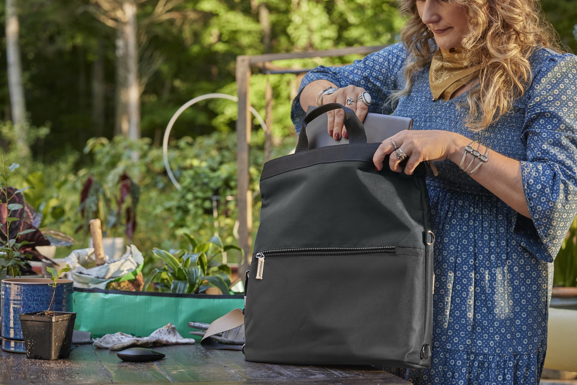 HP Mochila tote conversível para portátil de 14 polegadas, miniatura 2
