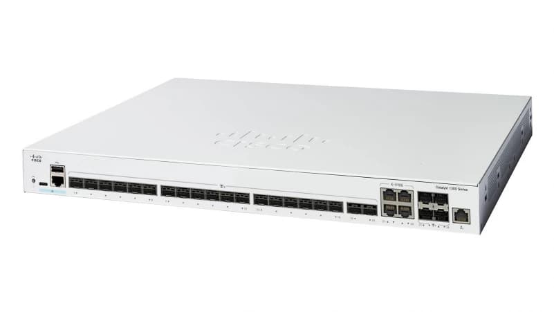Cisco Catalyst 1300-24XS - Interruptor - L3 - inteligente - 24 x 10GBase-X + 4 x combo 10 Gigabit SFP+/RJ-45 - montável em trilho, miniatura 2