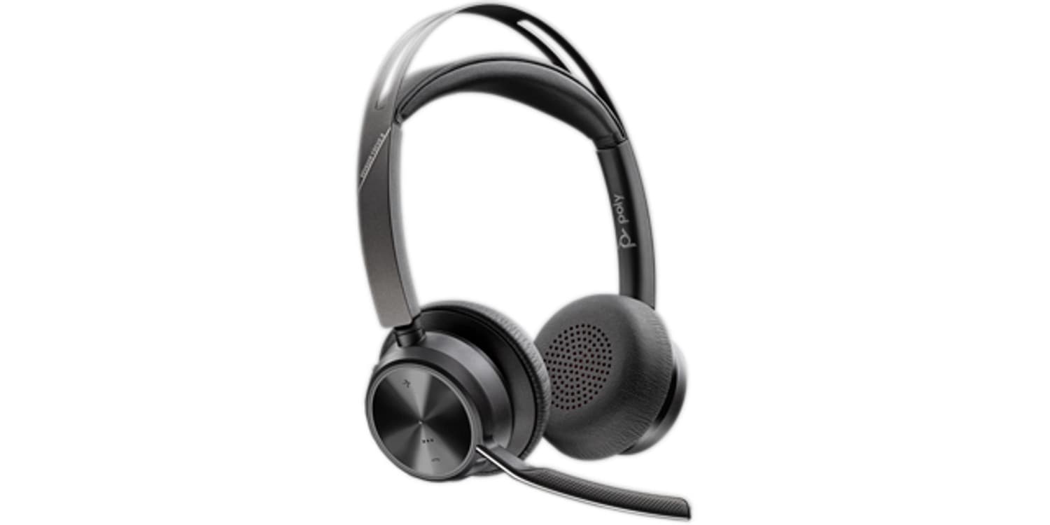 HP Poly Voyager Focus 2 USB-C-C Headset +USB-C/A Adapter +Charging Stand, miniatura 2