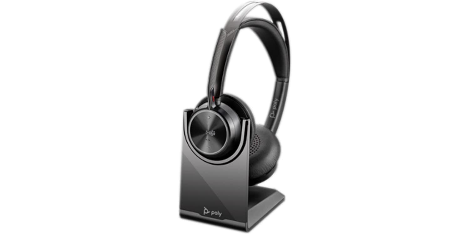 HP Poly Voyager Focus 2 Microsoft Teams Certified USB-C-C Headset +USB-C/A Adapter +Charging Stand, miniatura 9