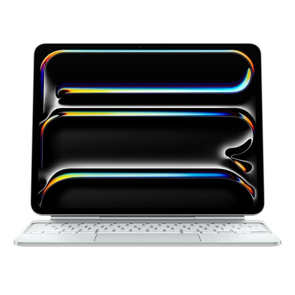 O Magic Keyboard para iPad Pro permite escrever de forma confortável: inclui um trackpad com novo design elegante e portátil: além de um descanso para o pulso em alumínio, miniatura 1