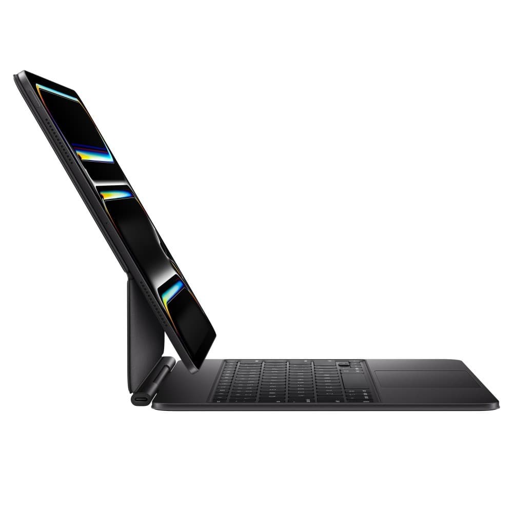 O Magic Keyboard para iPad Pro permite escrever de forma confortável: inclui um trackpad com novo design elegante e portátil: além de um descanso para o pulso em alumínio, miniatura 4