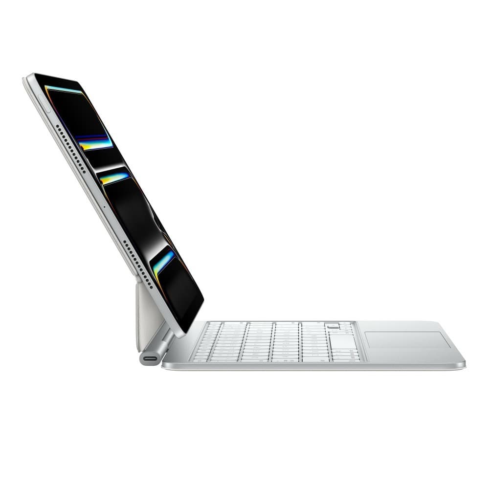 O Magic Keyboard para iPad Pro permite escrever de forma confortável: inclui um trackpad com novo design elegante e portátil: além de um descanso para o pulso em alumínio, miniatura 2