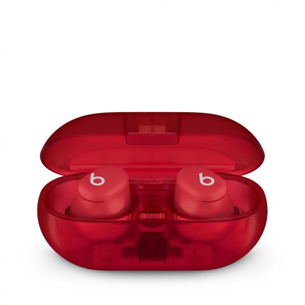 Beats Solo Buds - Auscultadores sem fios com microfonoe - intra-auricular - bluetooth - vermelho transparente, miniatura 1