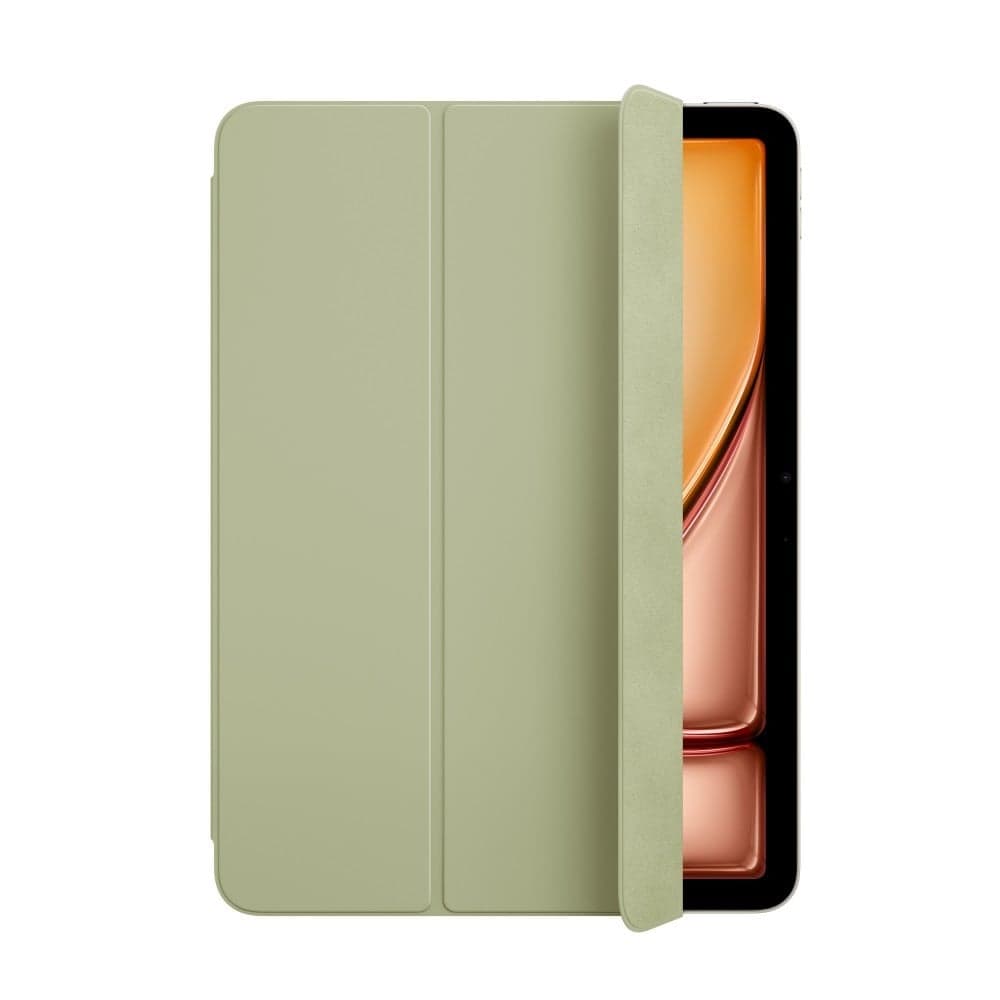 A Smart Folio para iPad Air (M2) pode ser ajustada em vários ângulos de utilização para ler, ver vídeos, escrever ou fazer chamadas FaceTime, miniatura 1
