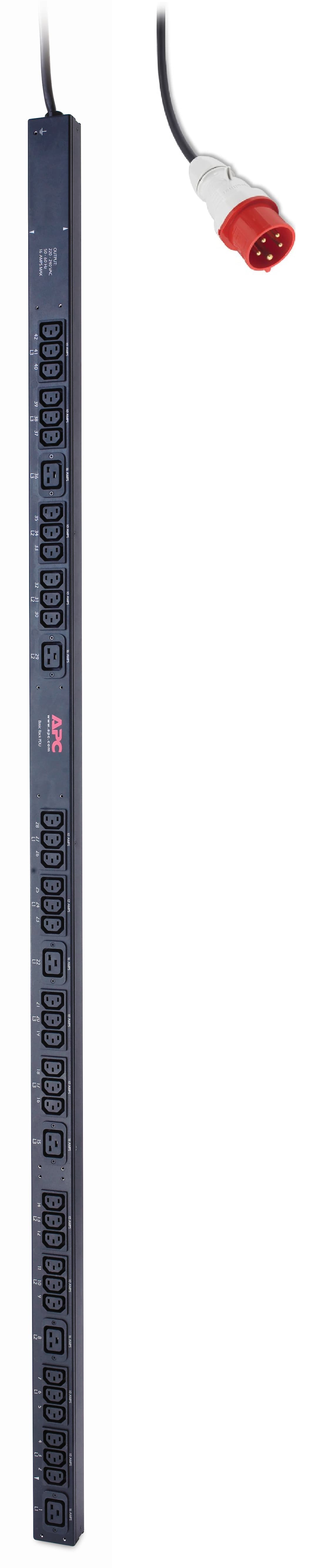APC Rack PDU, Basic, Zero U, 11 kW, 230V, (36) C13 & (6) C19, miniatura 1