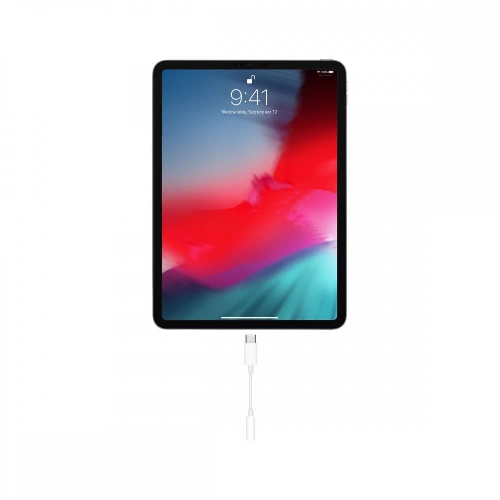 O Adaptador USB-C para entrada de auscultadores de 3,5 mm permite ligar dispositivos que usem uma ficha áudio de 3,5 mm padrão (como auscultadores ou colunas) a dispositivos USB‑C., miniatura 4