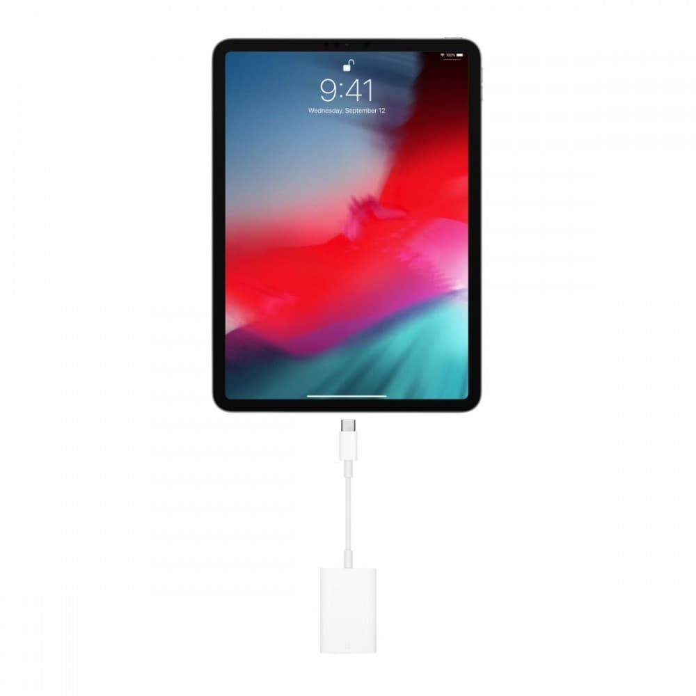 O adaptador USB‑C para Leitor de cartões SD transfere fotografias e vídeos de alta resolução a velocidades UHS‑II para o Mac, iPad ou iPhone com porta USB‑C, miniatura 3