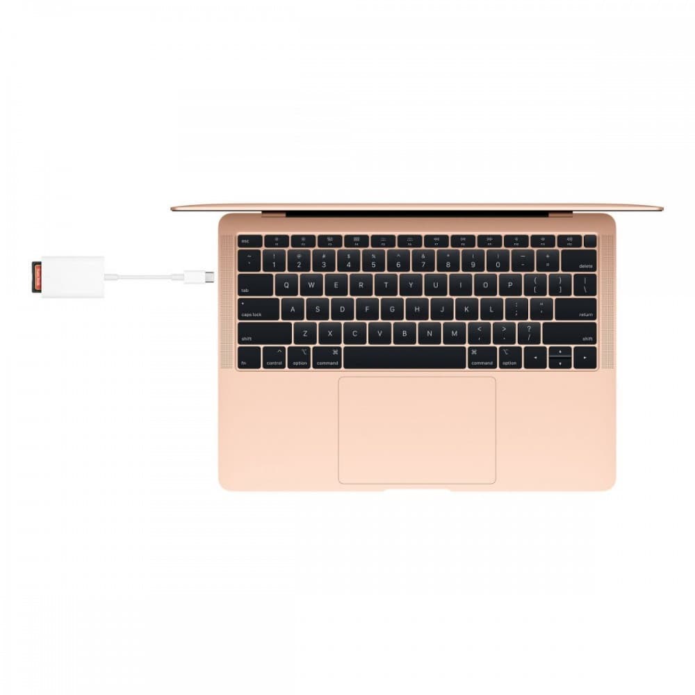 O adaptador USB‑C para Leitor de cartões SD transfere fotografias e vídeos de alta resolução a velocidades UHS‑II para o Mac, iPad ou iPhone com porta USB‑C, miniatura 4
