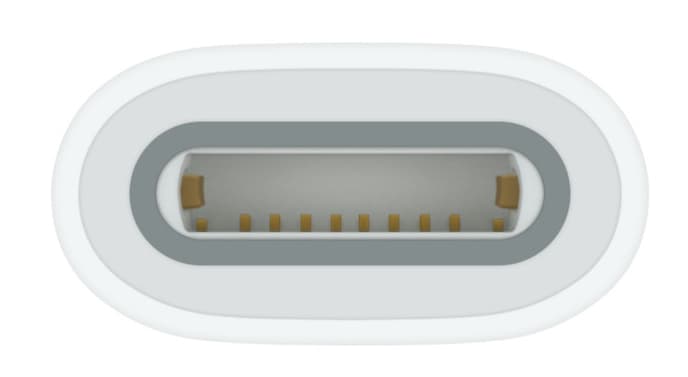 O Adaptador USB‑C para Apple Pencil é necessário para carregar e emparelhar o Apple Pencil (1.ª geração) com o iPad (10.ª geração), miniatura 5