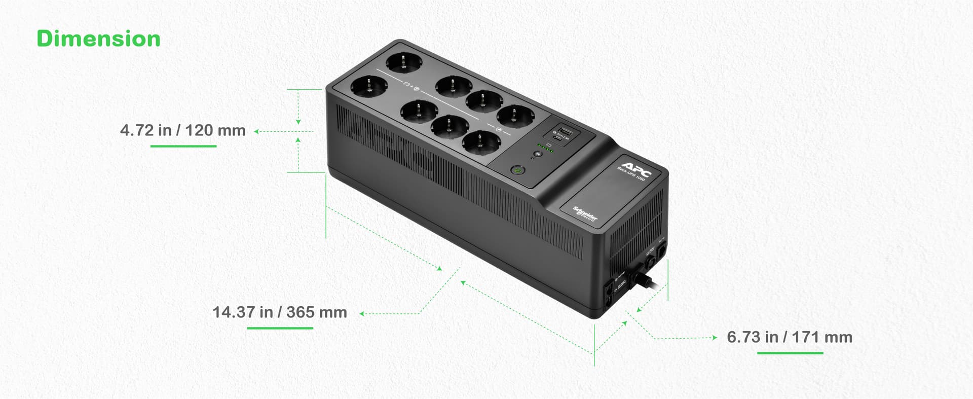 APC BE1050G2-GR, miniatura 14