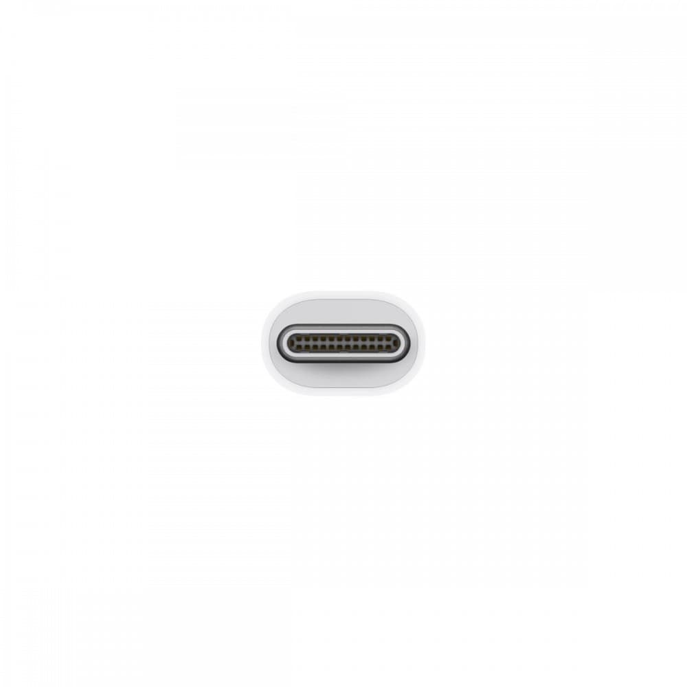 O Adaptador Thunderbolt 3 (USB‑C) para Thunderbolt 2 permite ligar dispositivos Thunderbolt e Thunderbolt 2, como discos rígidos externos e bases de ligação Thunderbolt, a qualquer uma das portas Thunderbolt 3 (USB‑C)/USB 4 do Mac, miniatura 4