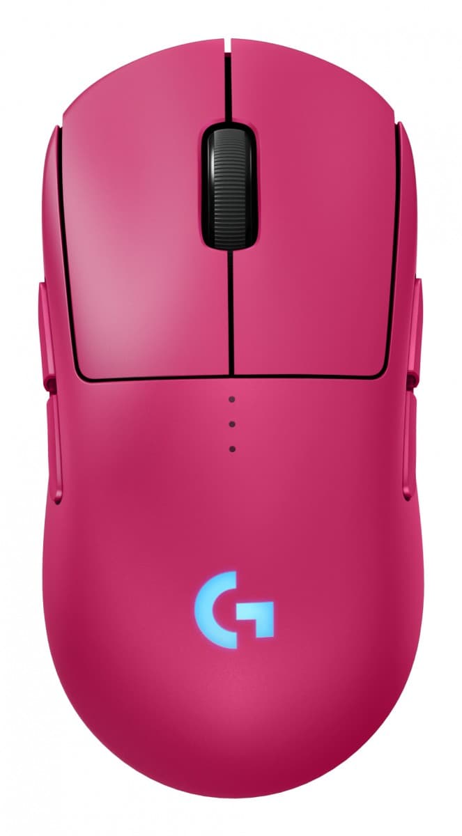 Logitech G PRO 2 - Rato - gaming - destros e canhotos - óptico - 8 botões - sem fios, com cabo - 2.4 GHz, USB - recetor USB Logitech LIGHTSPEED - rosa, miniatura 8