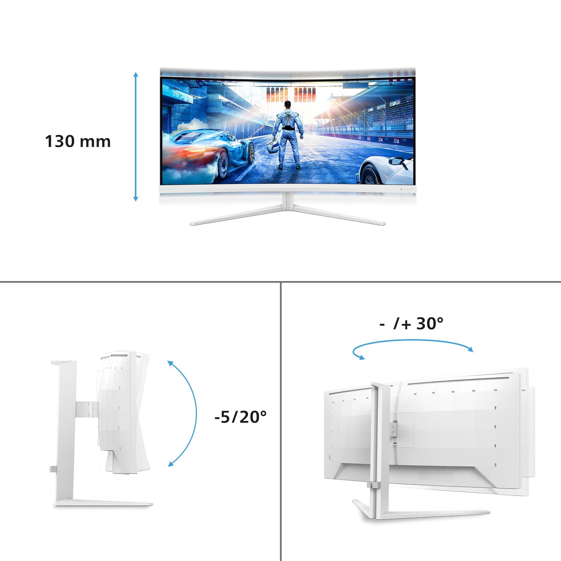 Philips Evnia 5000 34M2C5501A/00, miniatura 3