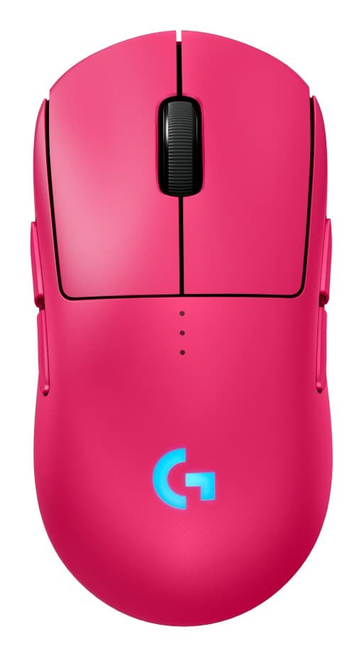 Logitech G PRO 2 - Rato - gaming - destros e canhotos - óptico - 8 botões - sem fios, com cabo - 2.4 GHz, USB - recetor USB Logitech LIGHTSPEED - rosa, miniatura 8